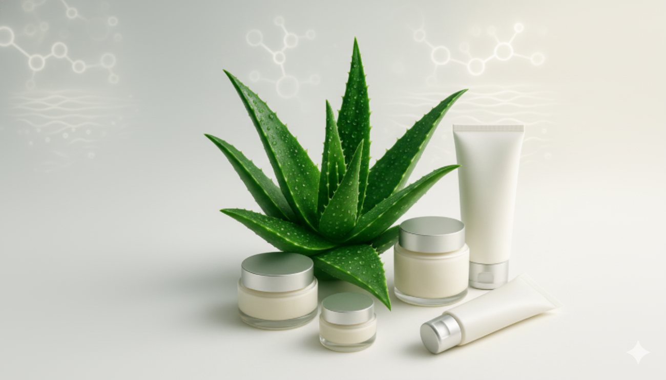 Collection of the 5 best aloe vera body creams